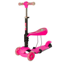 Самокат 3в1 iTrike Maxi JR 3-076-A (pink)
